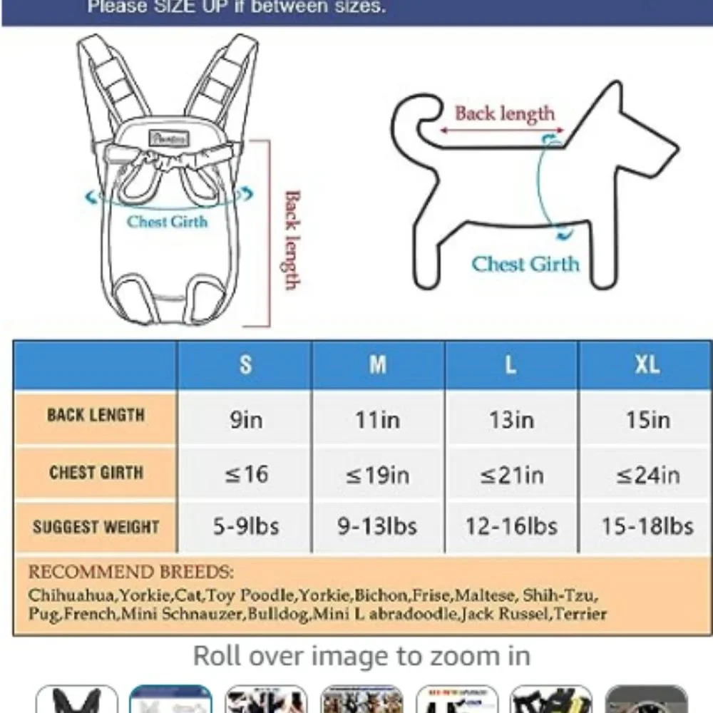 Pet Carrier Backpack, Adjustable Pet Front Cat Dog Carrier Backpack